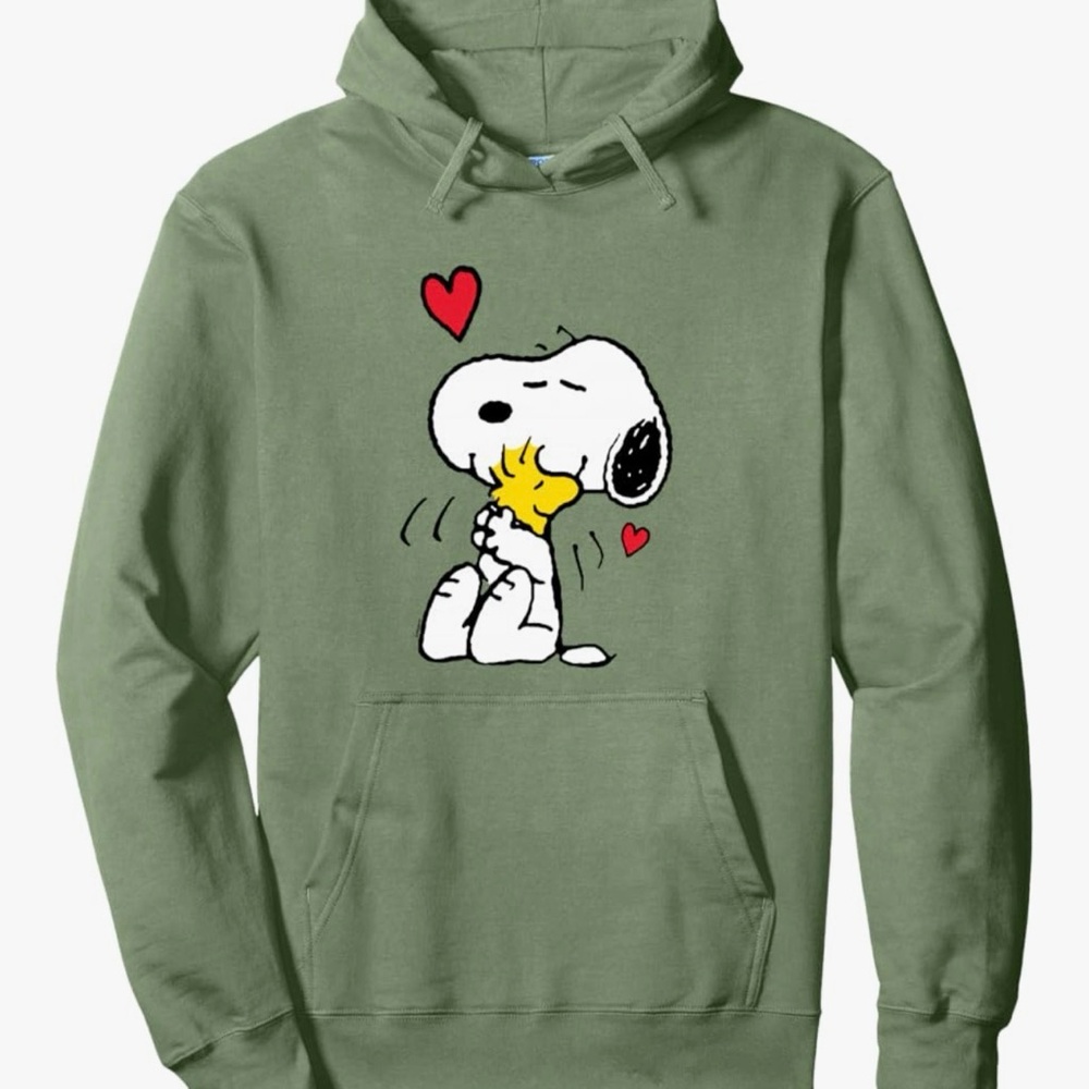 Peanuts - Snoopy Lots Of Love Pullover Hoodie ADULT UNISEX M New!!